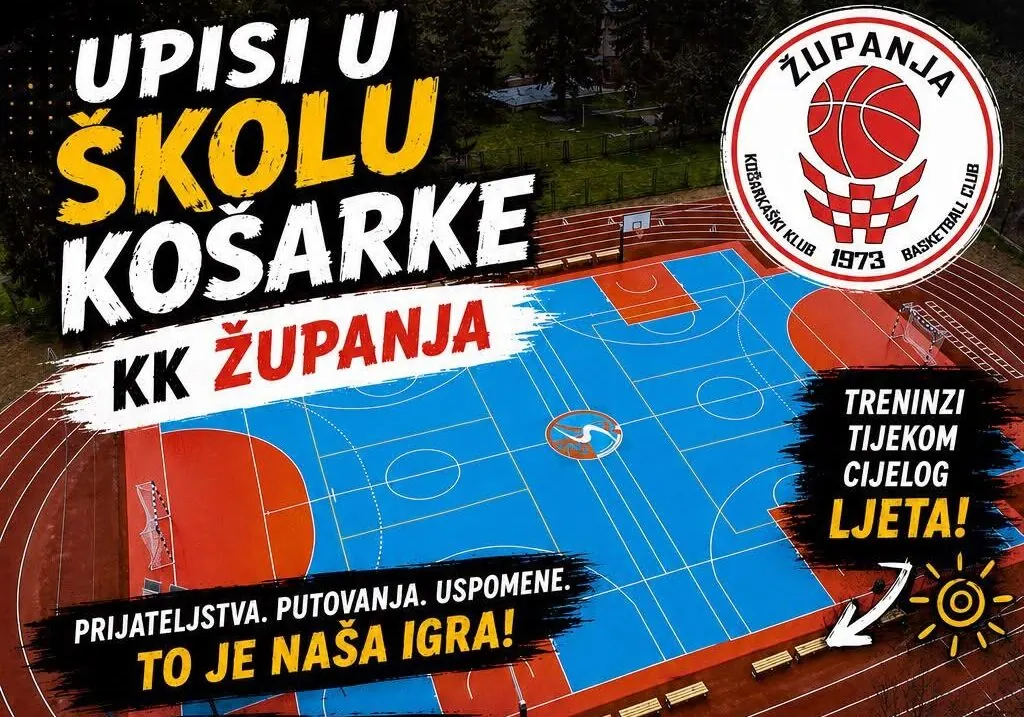 Košarkaško ljeto počinje: KK Županja otvara vrata novim generacijama