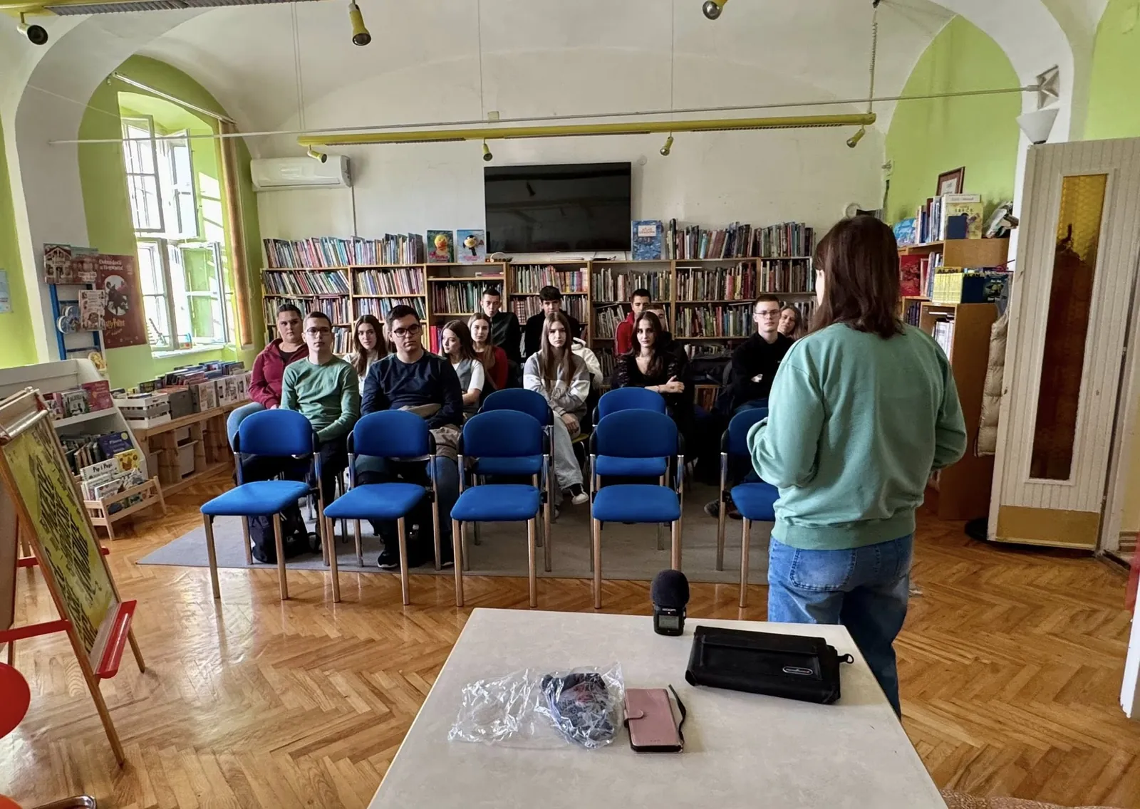 Radionica povodom Dana bijelog štapa u Gradskoj knjižnici Županja