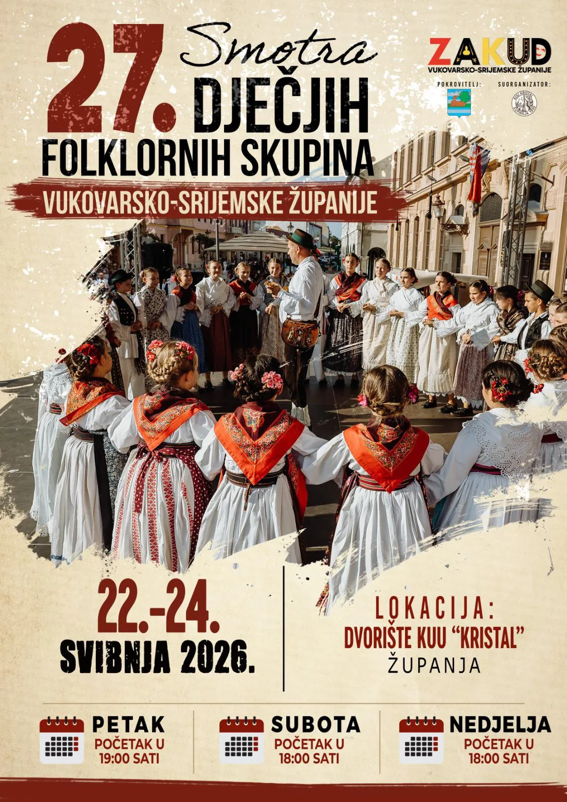 Smotra dječjih folklornih skupina Vukovarsko-srijemske županije
