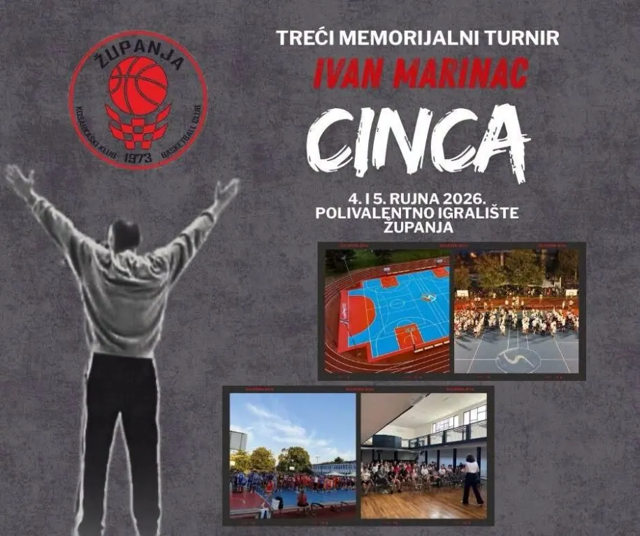 Treći Memorijalni turnir “Ivan Marinac – Cinca” donosi dva dana vrhunske košarke u Županji